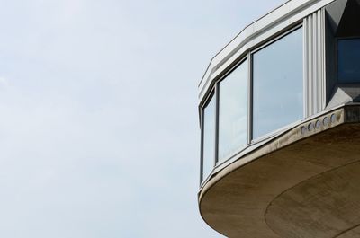 Low angle view of bridge against sky