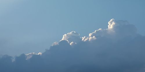 Low angle view of clouds in sky