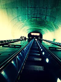 Low angle view of tunnel