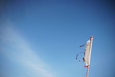 Low angle view of blue sky