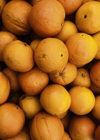 Full frame shot of oranges