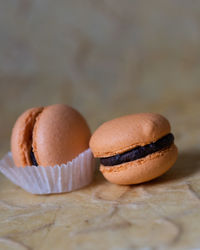 Close-up of dessert on table