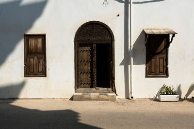 Exterior of old building