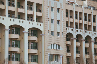 Low angle view of buildings in city