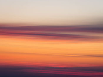 Scenic view of sky during sunset