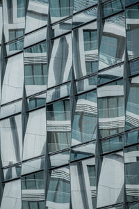 Full frame image of glass modern building