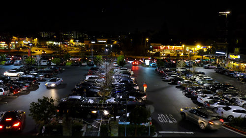 City street at night