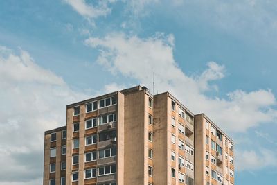 Low angle view of building against sky