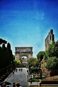 View of historic building against sky