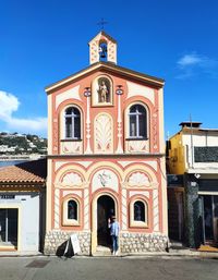 Low angle view of church