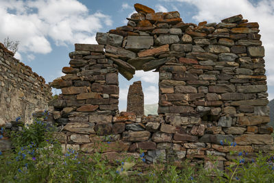 Old ruins against sky