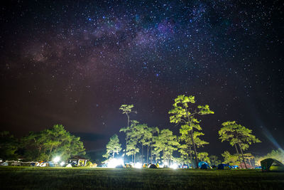 Idyllic shot of star field