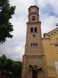 Low angle view of building against sky