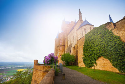 Panoramic view of historic building against sky