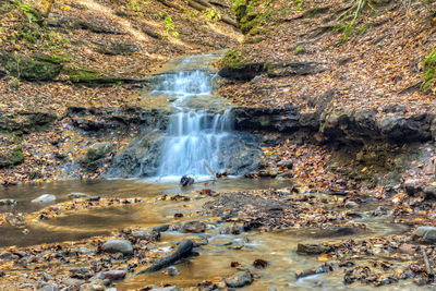 View of waterfall