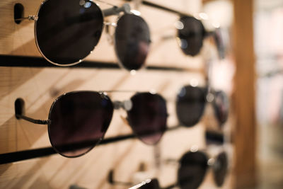 Close-up of sunglasses