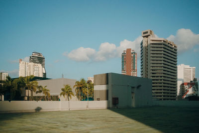 Buildings in city