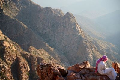 Scenic view of mountains