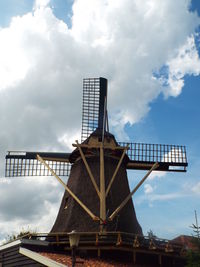 Low angle view of built structure against sky