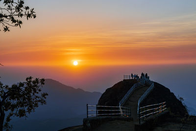 Sunset from the elephant head point, mahabaleshwar 