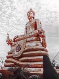 Low angle view of temple