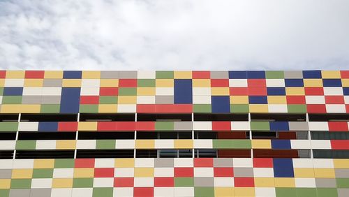 Close-up of multi colored building