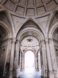 Corridor of historic building