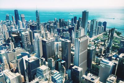 Aerial view of city