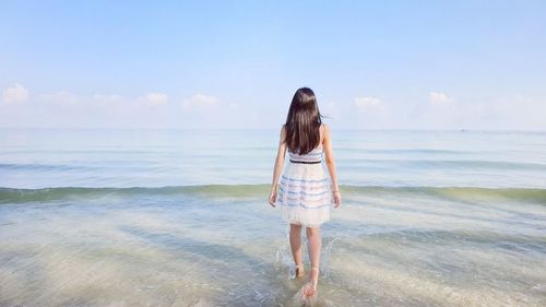 Girl on beach