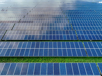 Full frame shot of solar panels