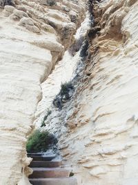 Rock formation in water