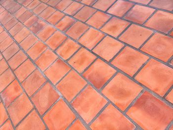 Full frame shot of tiled floor