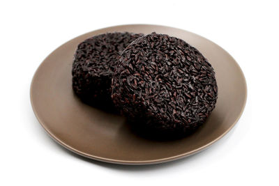 Close-up of dessert in plate