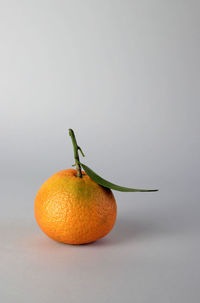 Tangerines with leaves