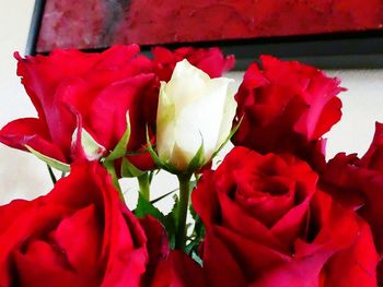 Close-up of rose bouquet