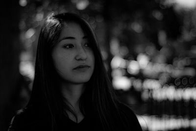 Portrait of a beautiful young woman