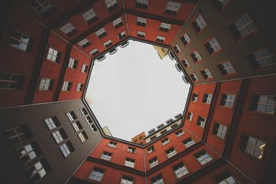 Low angle view of building against sky