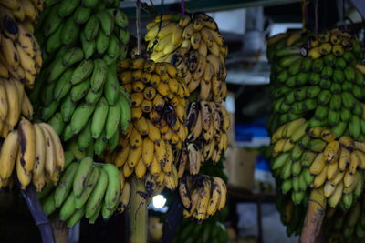 Close-up of fruits for sale in market