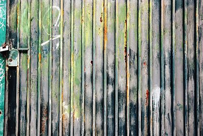 Full frame shot of rusty metallic structure