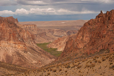 Panoramic view of landscape against sky