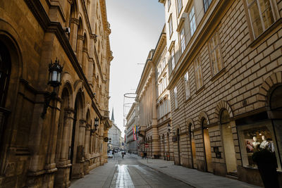 Street amidst buildings in city