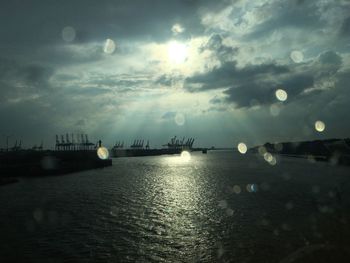 Reflection of clouds in water