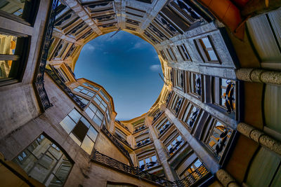 Low angle view of building against sky