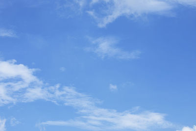 Low angle view of clouds in sky