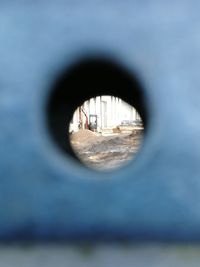 Close-up view of window