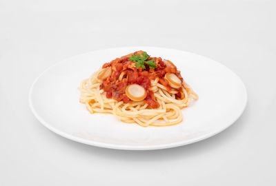 Close-up of dessert in plate