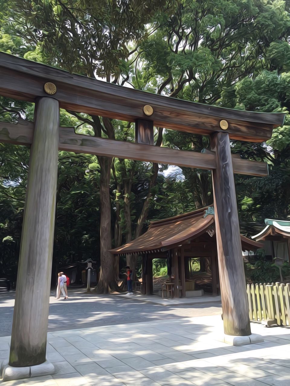 VIEW OF TEMPLE WITH TEMPLE