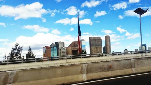 View of city against sky