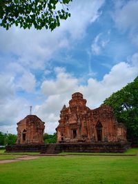 View of temple against sky