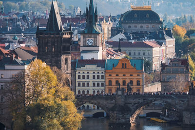 View of buildings in city